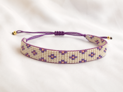 Miyuki Beaded Woven Bracelet – 24 cm Adjustable